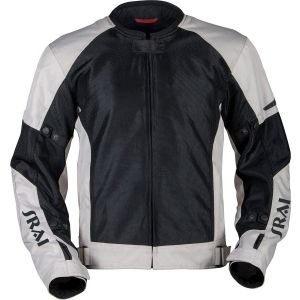 Black & White Cardura Textile racing jacket